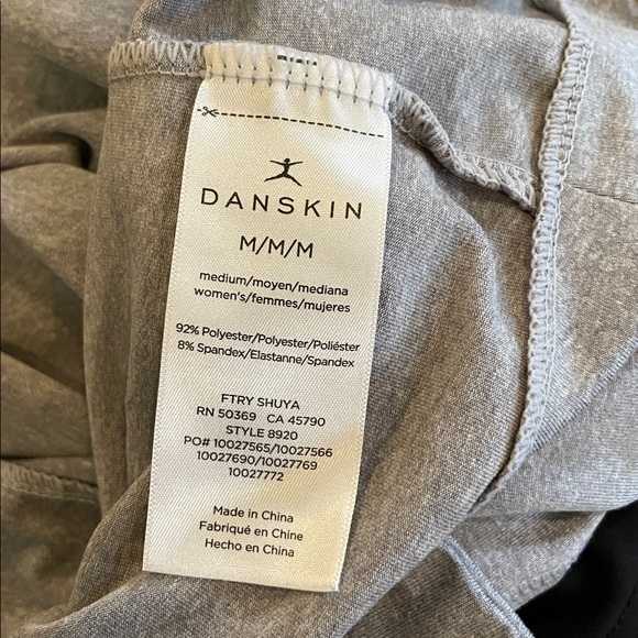 Danskin Gray Hooded Top - Picture 6 of 6